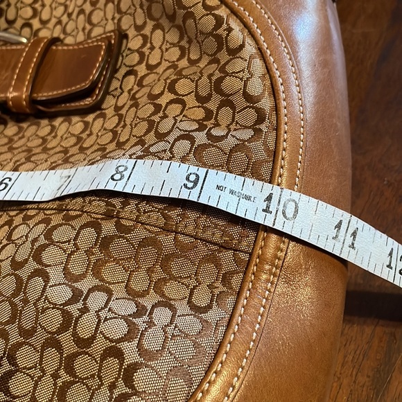 🎉HP🎉Coach Classic Soho Satchel Canvas & Leather Handbag/Purse #7080 - Picture 7 of 9